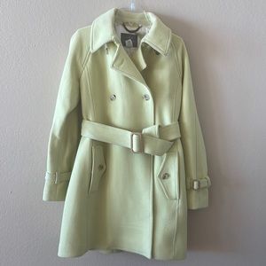 J Crew double breasted wool blend coat. Size 2.